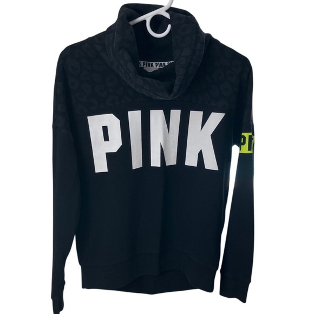 PINK Victoria's‎ Secret Black Cowl Neck Sweater
